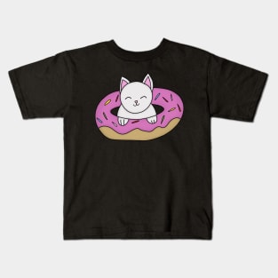 Cat and Donut Kids T-Shirt